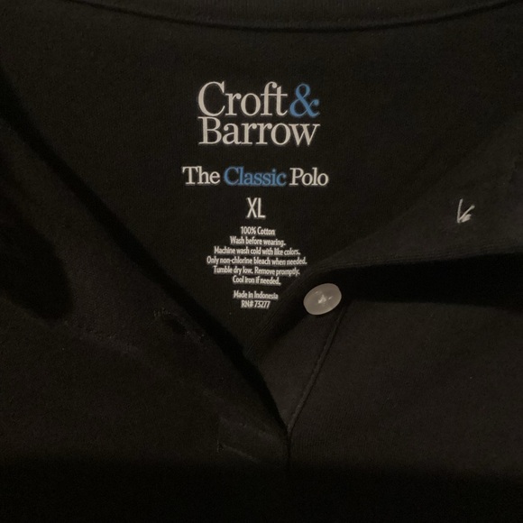 Croft & Barrow short sleeve polo size L - Picture 2 of 3
